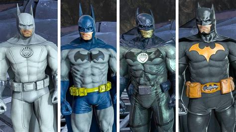 all batman arkham origins skins|batman arkham origins all batsuits.